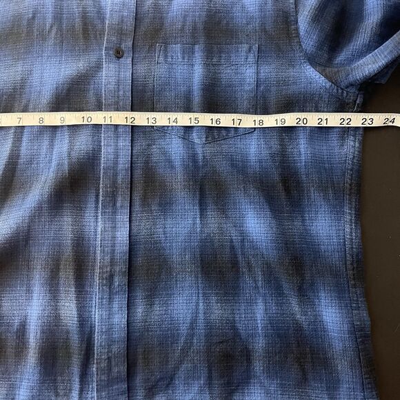 Pendleton shirt Mason Plaid L cotton Shirt Button Down Long Sleeve Blue - Picture 6 of 7